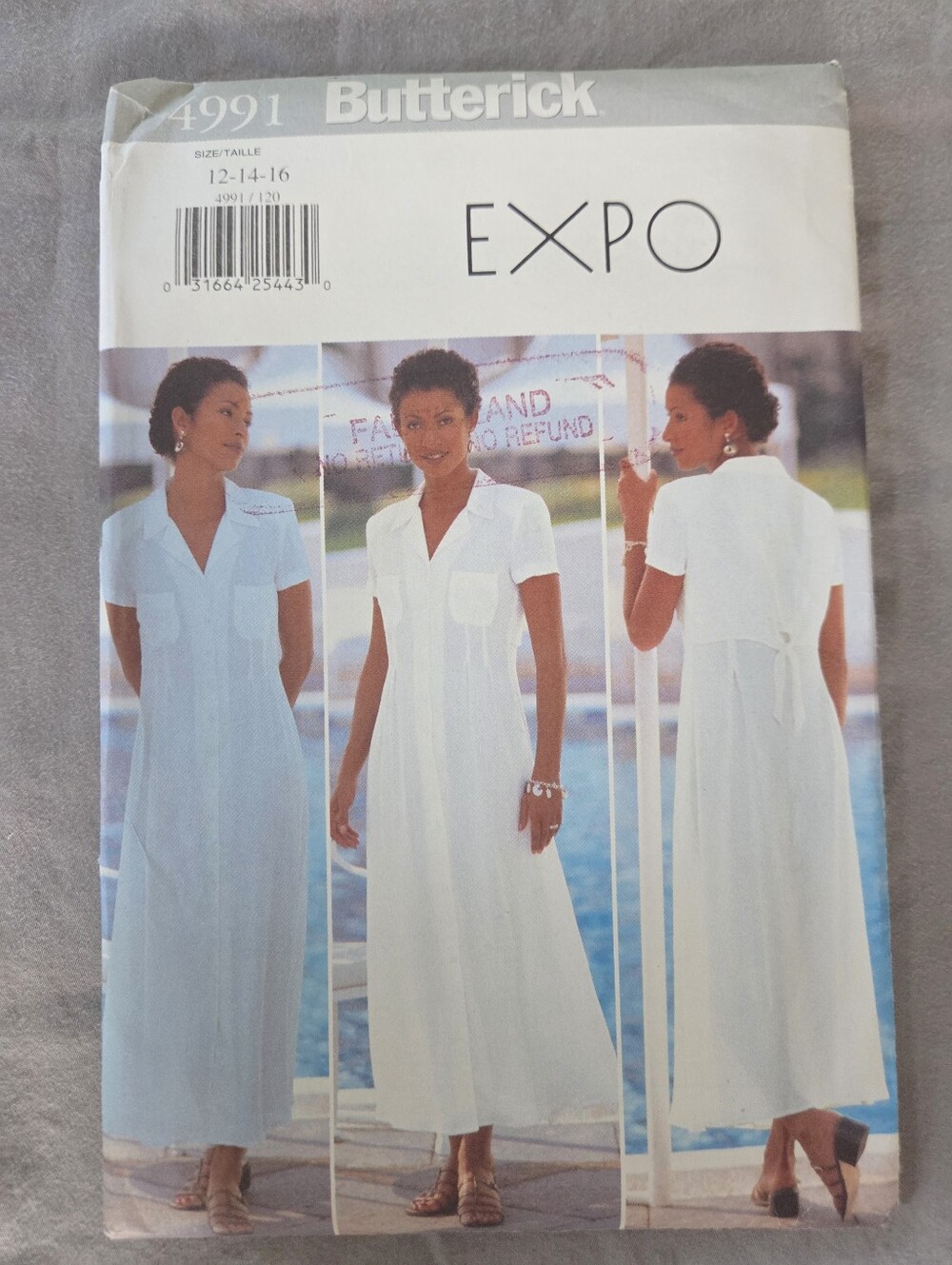 Butterick 4991 Misses' Dress Sewing Pattern